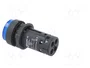 SCHNEIDER ELECTRIC Interruptor de presión Harmony XB7 Azul LED 24V