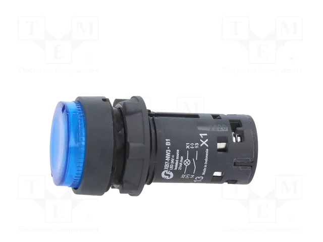 SCHNEIDER ELECTRIC Interruptor de presión Harmony XB7 Azul LED 24V SCHNEIDER ELECTRIC Interruptor de presión Harmony XB7 Azul LED 24V