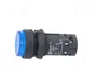 SCHNEIDER ELECTRIC Interruptor de presión Harmony XB7 Azul LED 24V