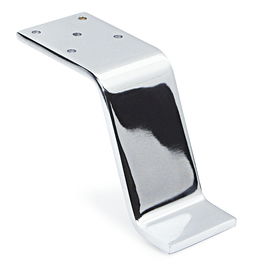 Q&Q Pata Zamak Sasha H100 Cromo para Muebles y Sofás - Material Resistente y Diseño Elegante