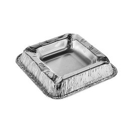 STARPAK Cenicero desechable plata