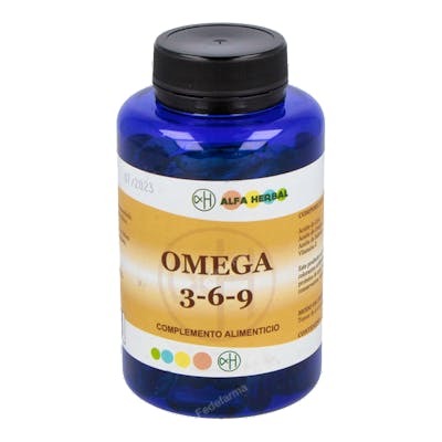 ALFA HERBAL Omega 3-6-9 Aceite De Salmon-Onagra-Lino 100Perlas ALFA HERBAL Omega 3-6-9 Aceite De Salmon-Onagra-Lino 100Perlas