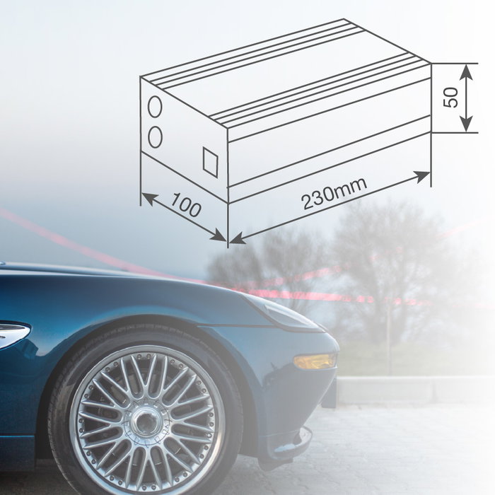 GSC Evolution Convertidor / inversor de corriente 12V a 230V 600W