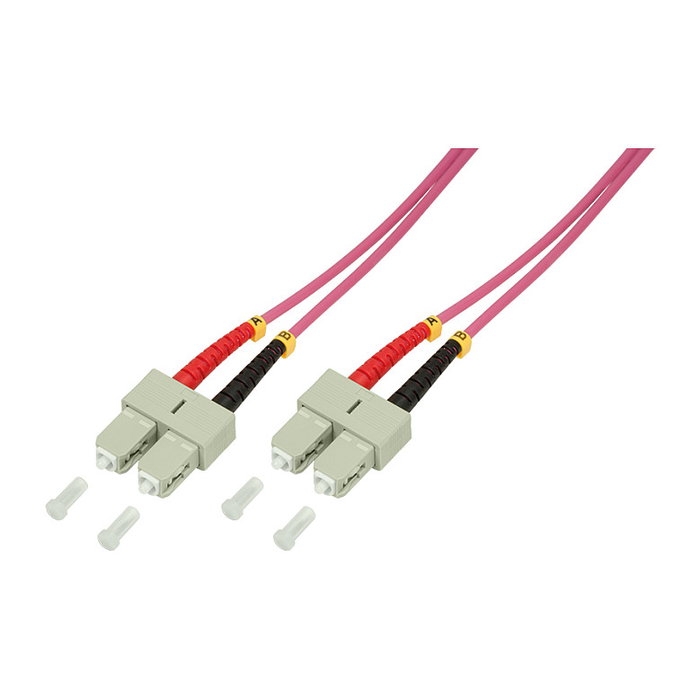 LogiLink Cable de parcheo LWL OM4 SC / SC 1,0m Duplex LogiLink Cable de parcheo LWL OM4 SC / SC 1,0m Duplex
