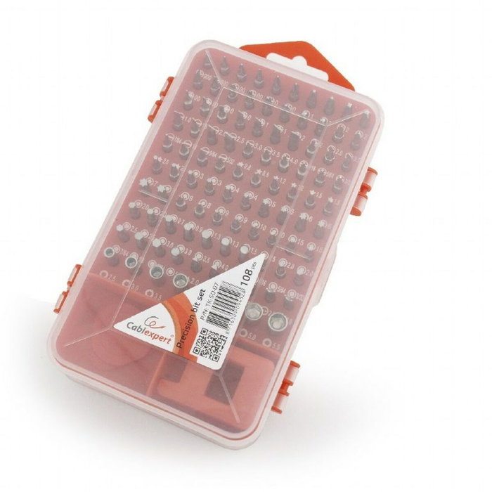 Gembird TK-SD-07 Juego de destornilladores de precisión 108 piezas