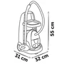 Smoby Rowenta Carrito de Limpieza con Aspiradora a partir de 3 años SMO3032160112818
