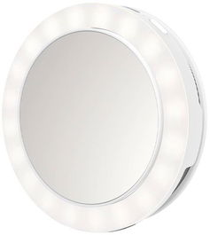 MEDISANA ESPEJO CON LUZ PARA CREACION DE CONTENIDO, 3 AUMENTOS, PORTATIL, COMPATIBLE CON MOVILES