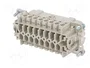 WIELAND Conector HDC macho de 16 pines para panel