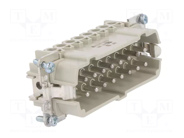 WIELAND Conector HDC macho de 16 pines para panel