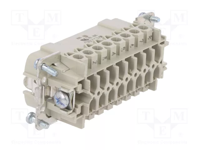 WIELAND Conector HDC macho de 16 pines para panel