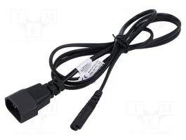 AKYGA Cable de alimentación H03VV-ZH IEC C14 a IEC C7 1,5m
