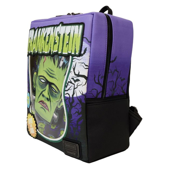 Loungefly Mochila Frankenstein Neon Mask Universal Monster 28cm Loungefly Mochila Frankenstein Neon Mask Universal Monster 28cm