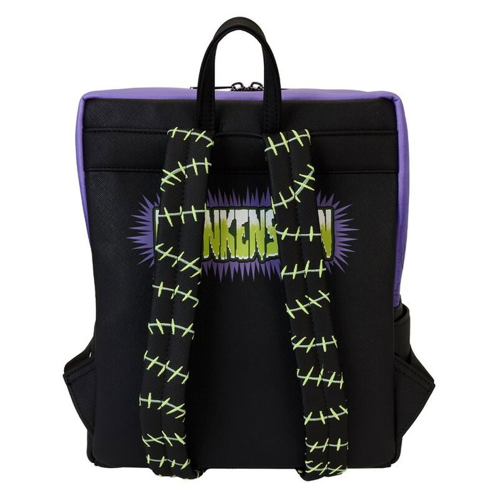Loungefly Mochila Frankenstein Neon Mask Universal Monster 28cm Loungefly Mochila Frankenstein Neon Mask Universal Monster 28cm