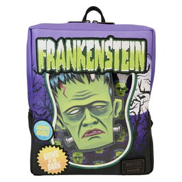 Loungefly Mochila Frankenstein Neon Mask Universal Monster 28cm