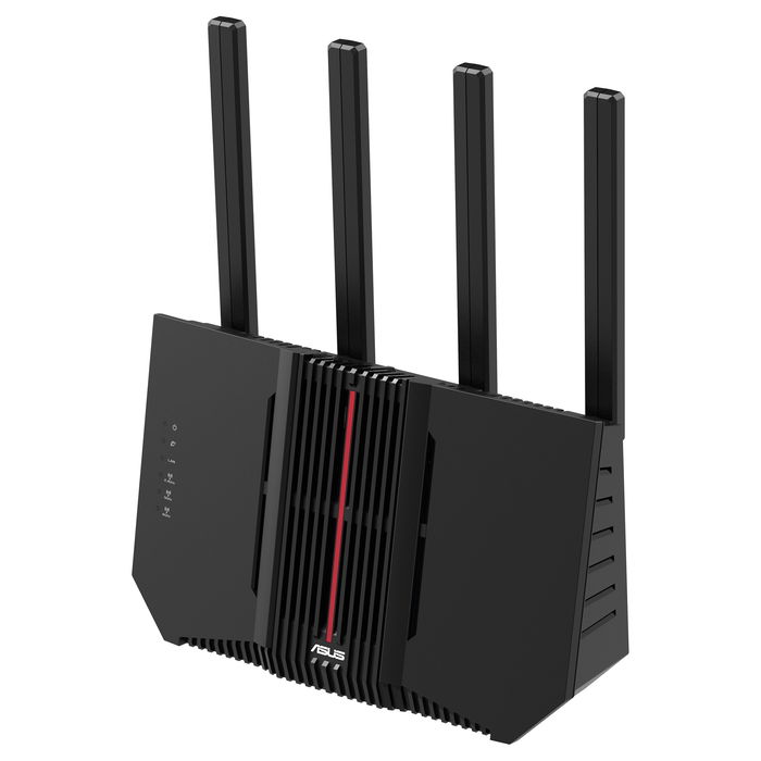 ASUS RT-BE92U Router Wi-Fi 7 Tri-Banda 2.4/5/6 GHz Mesh Negro con Puertos Ethernet 10G y 4 Antenas Externas