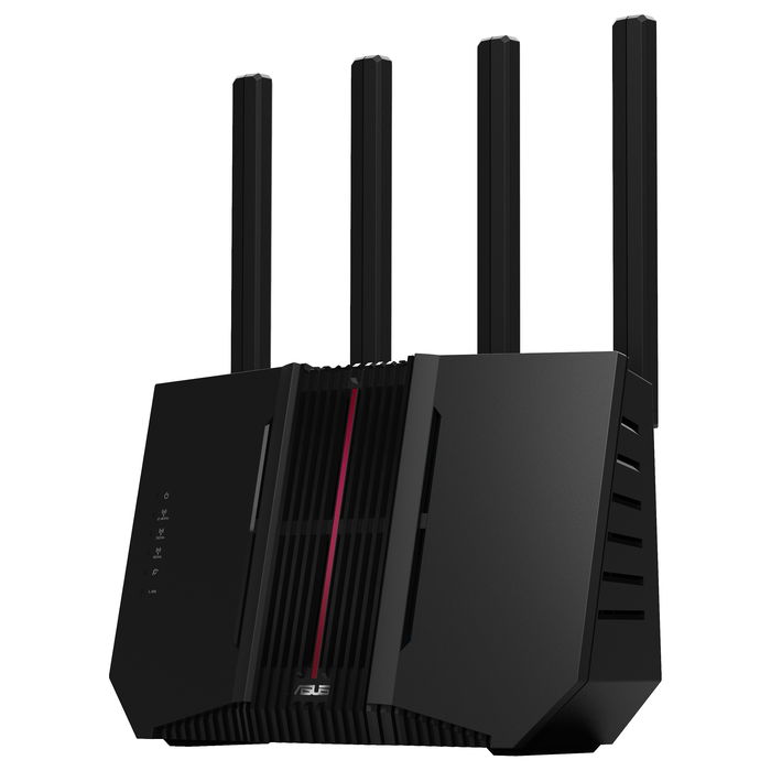 ASUS RT-BE92U Router Wi-Fi 7 Tri-Banda 2.4/5/6 GHz Mesh Negro con Puertos Ethernet 10G y 4 Antenas Externas