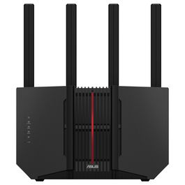 ASUS RT-BE92U Router Wi-Fi 7 Tri-Banda 2.4/5/6 GHz Mesh Negro con Puertos Ethernet 10G y 4 Antenas Externas