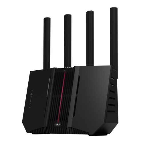 ASUS RT-BE92U Router Wi-Fi 7 Tri-Banda 2.4/5/6 GHz Mesh Negro con Puertos Ethernet 10G y 4 Antenas Externas