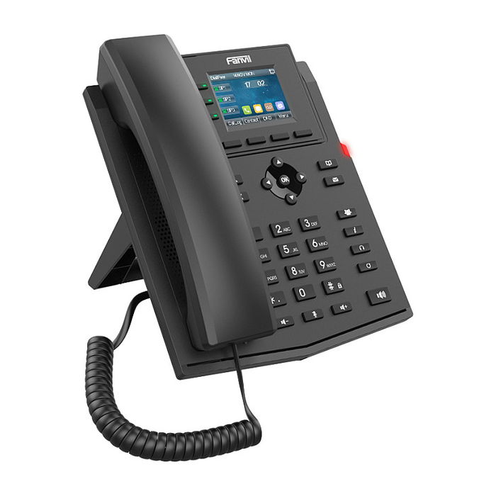 Fanvil X303G - Auricular Telefónico Profesional de Escritorio con Cable USB-C