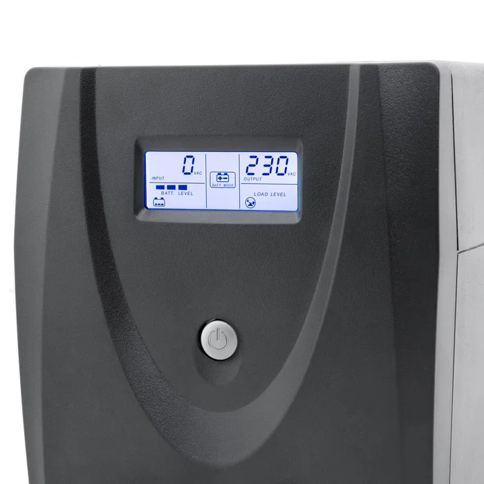 CoolBox Guardian 3 LCD UPS SAI Alimentación Ininterrumpida 1200VA/720W Línea Interactiva 1.2 kVA con 4 Salidas AC y Pantalla LCD - Negro