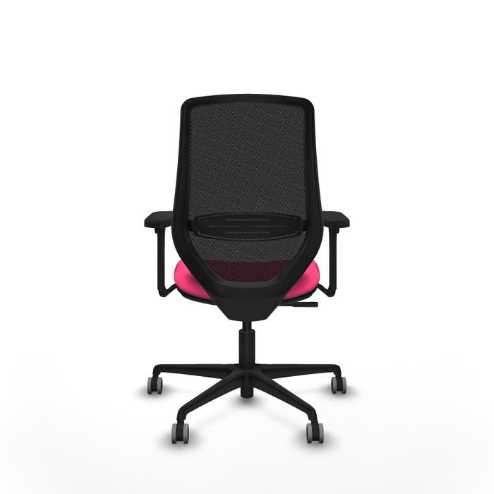 PIQUERAS Y CRESPO Silla de oficina Mardos con mecanismo Sincro, Rosa y Negro PIQUERAS Y CRESPO Silla de oficina Mardos con mecanismo Sincro, Rosa y Negro