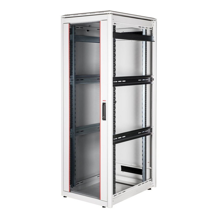 ROLINE 26.21.0060 Bastidor Rack 19" 36U, 600x800 mm (Ancho x Profundo), Capacidad 600 kg, Gris