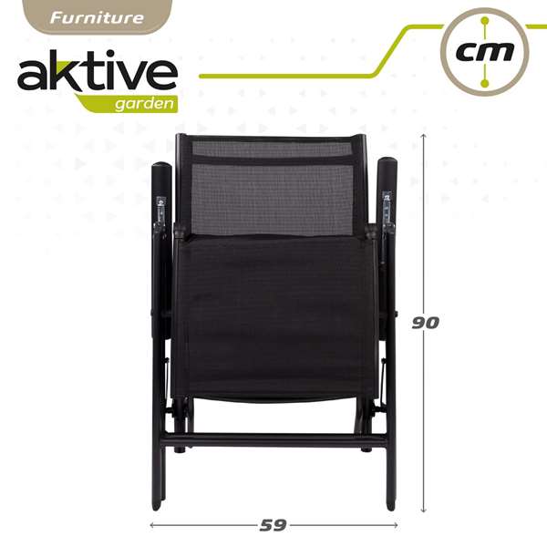 Tumbona Aktive Plegable 145 x 80 x 47 cm Tumbona Aktive Plegable 145 x 80 x 47 cm