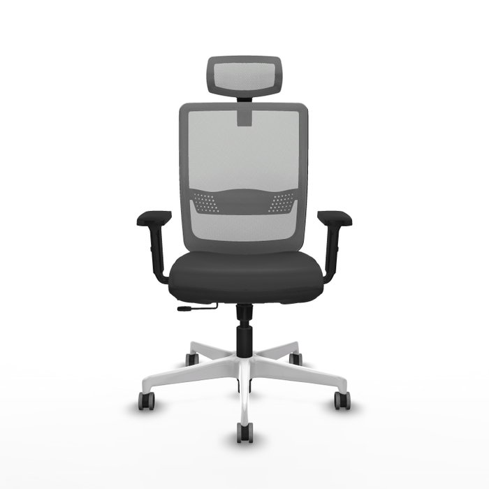 PIQUERAS Y CRESPO Silla de oficina Haches con mecanismo Sincro/Traslack Gris