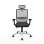PIQUERAS Y CRESPO Silla de oficina Haches con mecanismo Sincro/Traslack Gris