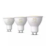 Philips Hue White Ambience 8720169230095 Pack 3 Bombillas LED Inteligentes GU10 4.2W 400 Lúmenes Bluetooth/Zigbee Regulable