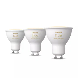 Philips GU10 Dreierpack 3x350lm Bombilla Inteligente Blanca Ambiance Regulable Paquete de 3