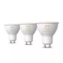 Philips Hue White Ambience 8720169230095 Pack 3 Bombillas LED Inteligentes GU10 4.2W 400 Lúmenes Bluetooth/Zigbee Regulable