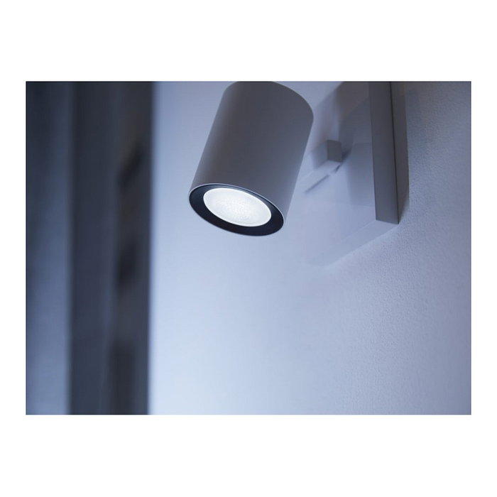 Philips Hue White Ambiance GU10, Bombilla Inteligente Regulable Bluetooth/Zigbee, Pack de 3, Luz LED Blanco Cálido a Frío, 400 lm, 4.2W, GU10