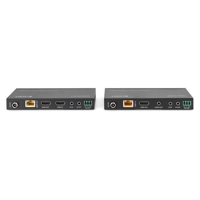 Digitus Juego de Extensor HDMI 4K HDBaseT 150m DS-55508 Negro