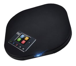 Laia t-Pod Micrófono y Altavoz de Conferencia USB y Bluetooth con Pantalla Táctil y 12 Micros Digitales Beamforming Negro