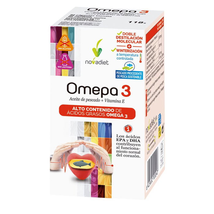 NOVADIET OMEPA 3 - 180 Cápsulas - Formato Ahorro NOVADIET OMEPA 3 - 180 Cápsulas - Formato Ahorro