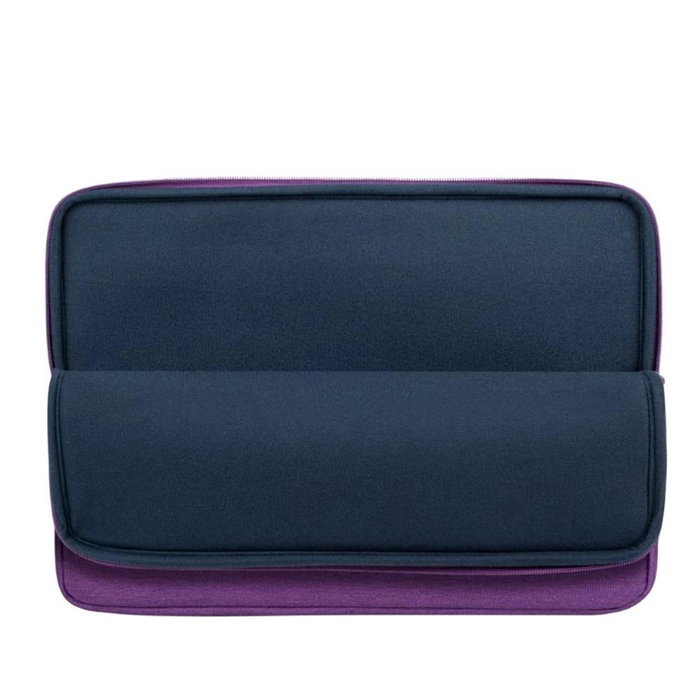 Rivacase Funda 7703 Suzuka Eco para Portátil 13-14", Lila, Material Poliéster RPET Resistente al Agua