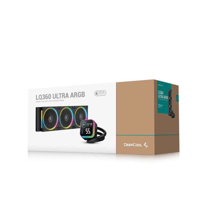 DeepCool LQ360 Ultra Kit Refrigeración Líquida CPU 360mm ARGB Negro DeepCool LQ360 Ultra Kit Refrigeración Líquida CPU 360mm ARGB Negro