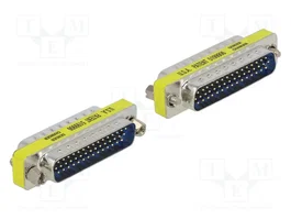 DeLOCK Adaptador D-Sub 44 Pin Macho a Hembra 65203 Plata