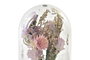 DKD Home Decor Decoración Flor Seca Cristal 6x6x9 Surtido de 2