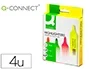 Q-connect Rotulador fluorescente colores surtidos, caja de 4 unidades