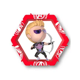 Wow Stuff Figura LED Wow Pod Hawkeye Marvel con Pegatinas UV, Sensor IR, Iluminación, 5055394024601