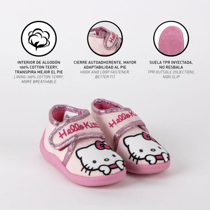 Cerdá Zapatillas De Casa Media Bota Hello Kitty PINK Talla 26