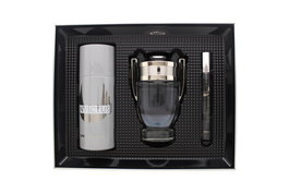 Paco Rabanne Invictus Gift Set 100ml EDT + 150ml Desodorante Vaporizador + 10ml EDT