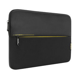 Targus CityGear Funda para Portátil 33.8 cm (13.3"), Negro, de Poliéster y Poliuretano, con Bolsillo para Tablet, 230 g - Compatible con Cualquier Marca