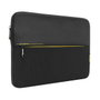 Targus CityGear Funda para Portátil 33.8 cm (13.3"), Negro, de Poliéster y Poliuretano, con Bolsillo para Tablet, 230 g - Compatible con Cualquier Marca