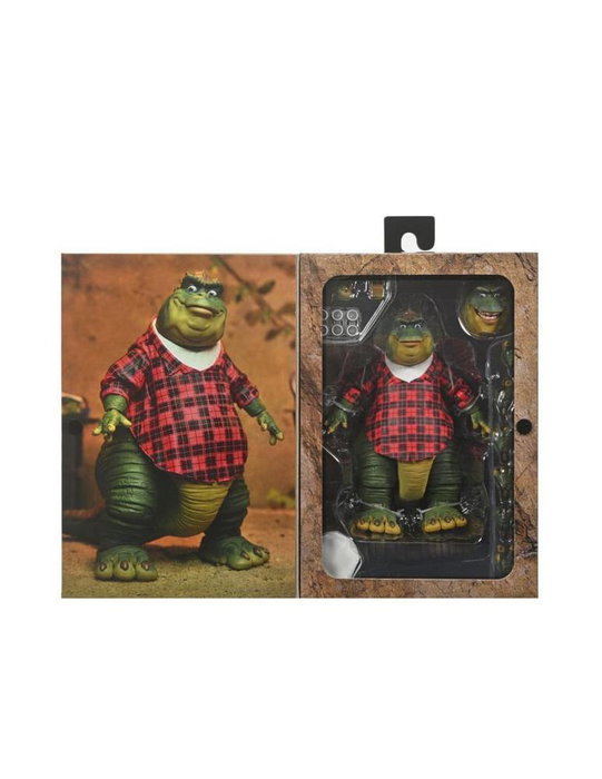 NECA Ultimate Earl Sinclair - Figura articulada 18 cm basada en la serie Dinosaurs de Jim Henson, con accesorios