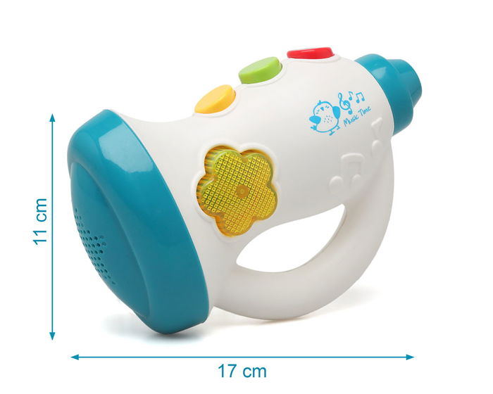 KioKids Trompeta Infantil Musical para Bebés +6 Meses Multicolor
