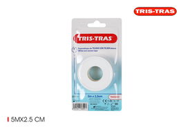 Tris-Tras Esparadrapo Tnt Zonas Sensibles 5 m x 2.5 cm (24 Unidades)