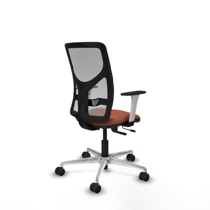 PIQUERAS Y CRESPO Silla de oficina Motilla con mecanismo Sincro/Traslack Marrón y Gris PIQUERAS Y CRESPO Silla de oficina Motilla con mecanismo Sincro/Traslack Marrón y Gris